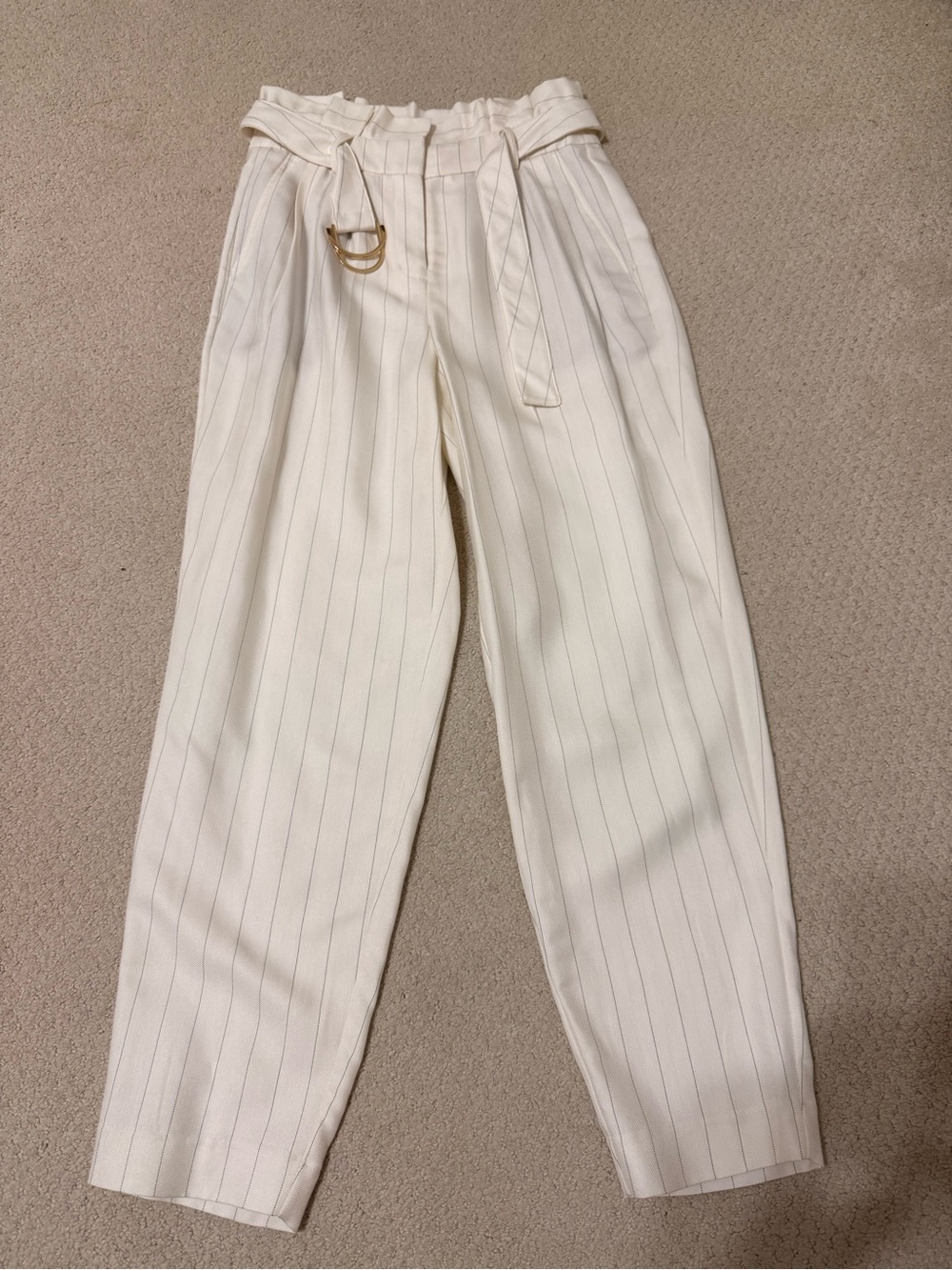 Express SH waisted stylist paper bag trousers